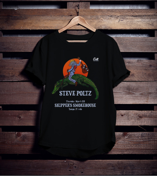 Steve Poltz Live At Skipper’s Smokehouse March 20 Tampa Florida T-Shirt