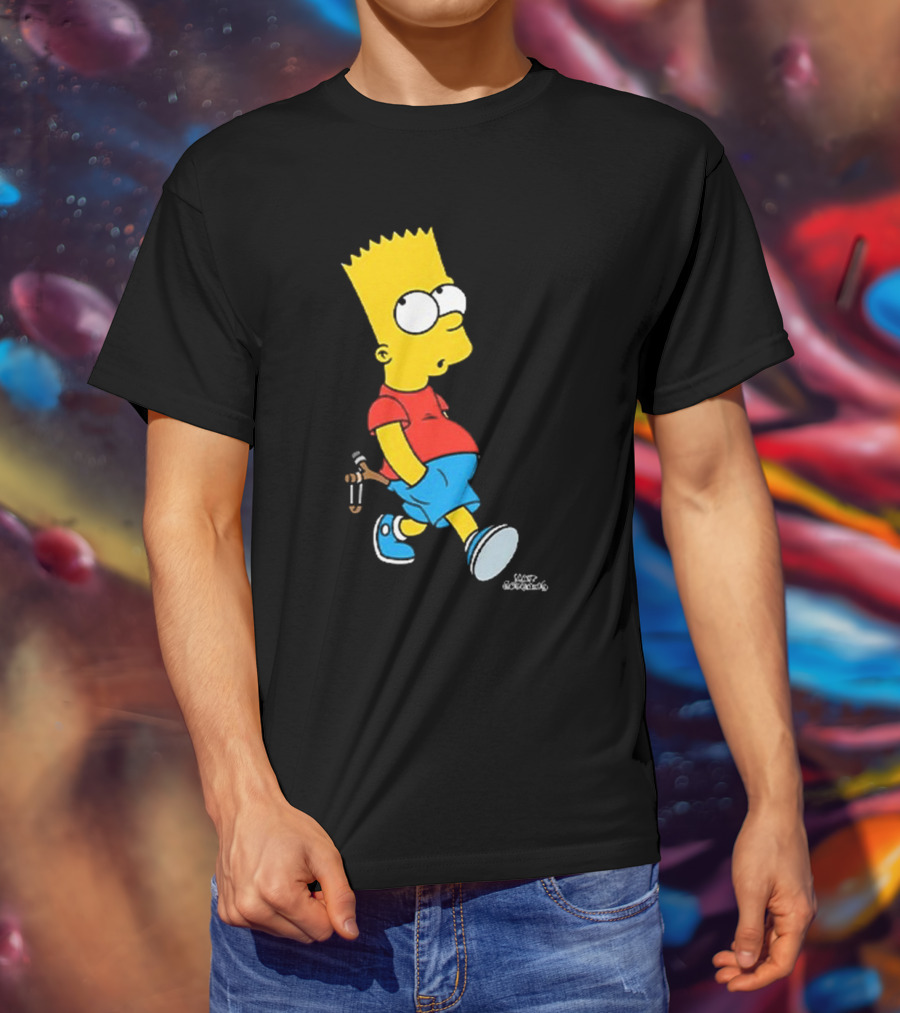 20th Century Television The Simpsons Bart Simpson Slingshot Walk T-Shirt