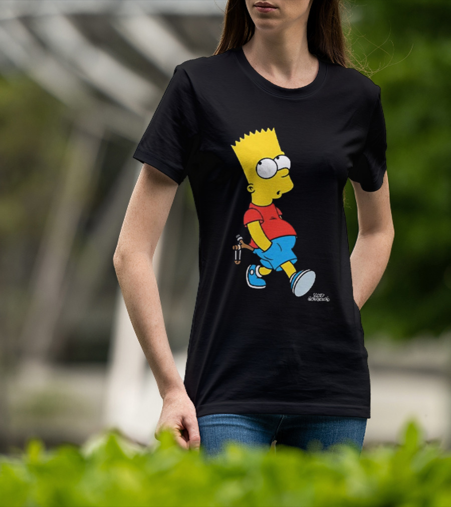 20th Century Television The Simpsons Bart Simpson Slingshot Walk T-Shirt