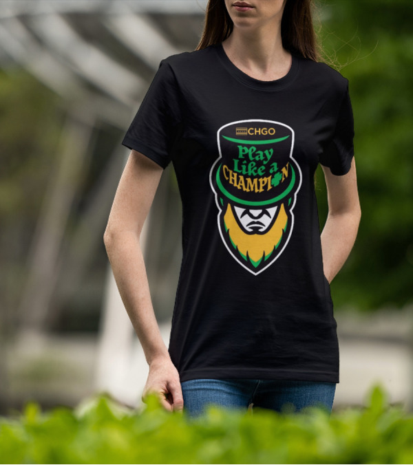 CHGO Play Like A Champion Notre Dame Fighting Irish Iconic T-Shirt