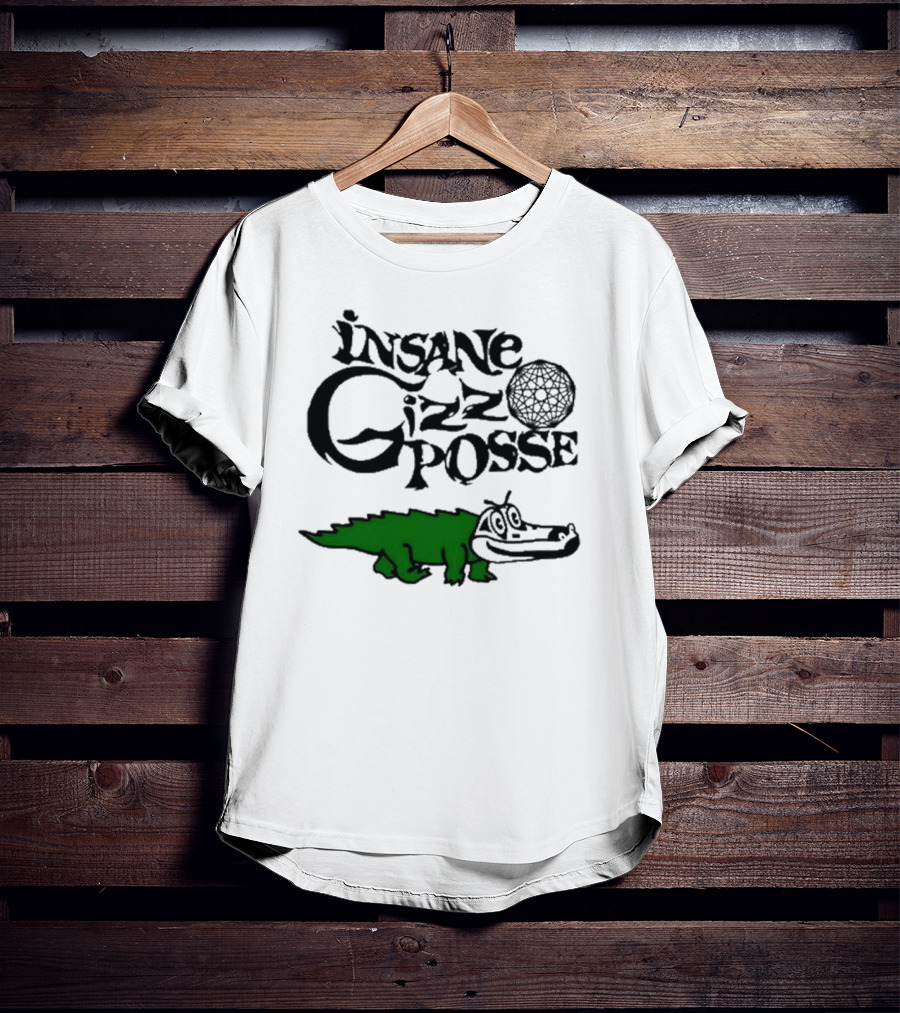 Insane Gizz Posse Crocodile Cartoon Faygo Creme Soda T-Shirt