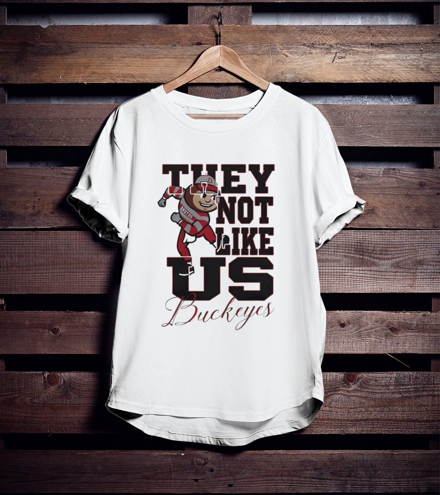 Ohio State Buckeyes They Not Like Us Brutus Champion 2025 T-Shirt