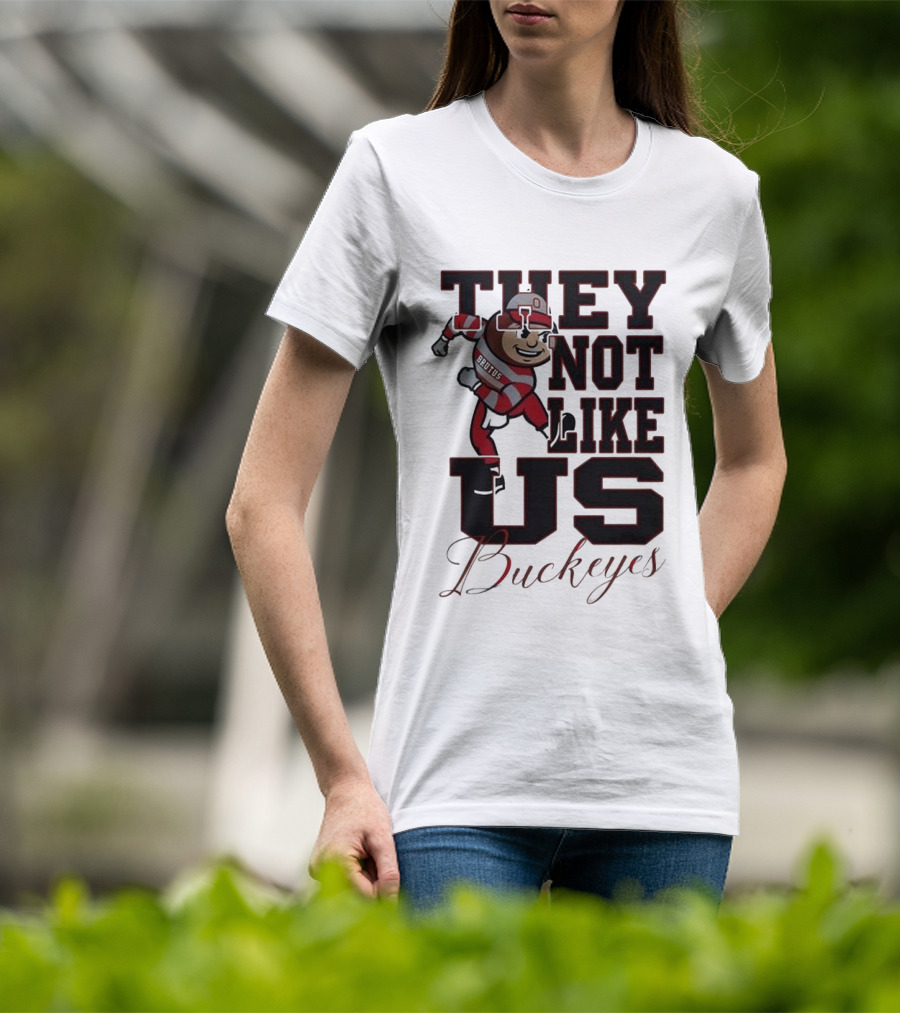 Ohio State Buckeyes They Not Like Us Brutus Champion 2025 T-Shirt