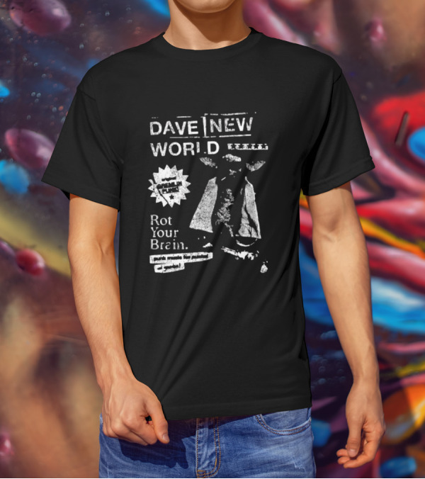 Dave New World Rot Your Brain Gremlin Punk Music Vintage T-Shirt