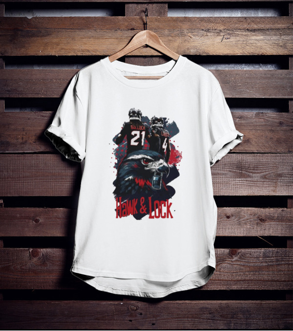 Hawk And Lock Calen Bullock Kamari Lassiter Houston Texans NFL T-Shirt
