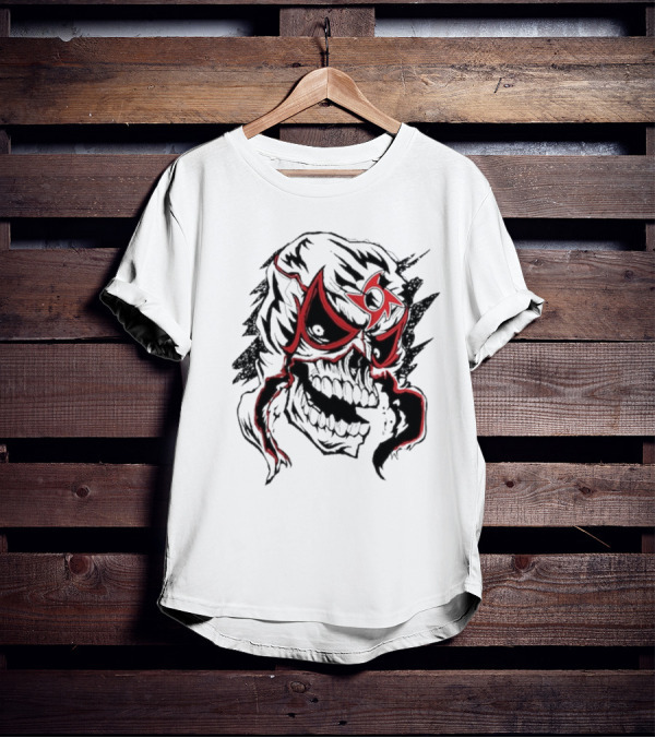 Cero Miedo Penta Mask Skull Design WWE New T-Shirt