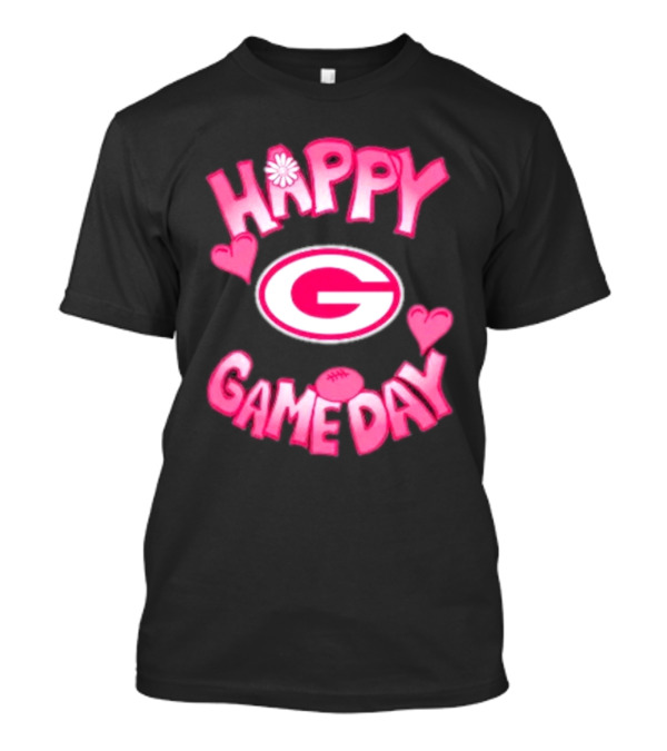 Green Bay Packers Happy Gameday Valentine's Day 2025 T-Shirt