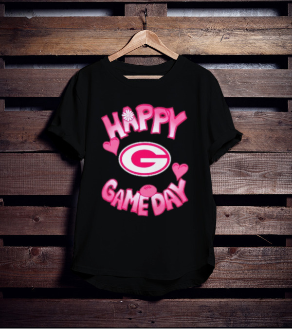 Green Bay Packers Happy Gameday Valentine's Day 2025 T-Shirt