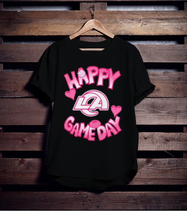 Happy Gameday Los Angeles Rams Valentine’s Day 2025 T-Shirt
