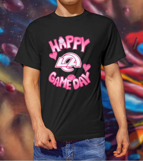 Happy Gameday Los Angeles Rams Valentine’s Day 2025 T-Shirt