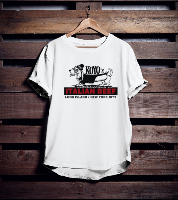 Koyo's Italian Beef Long Island New York City Dog T-Shirt