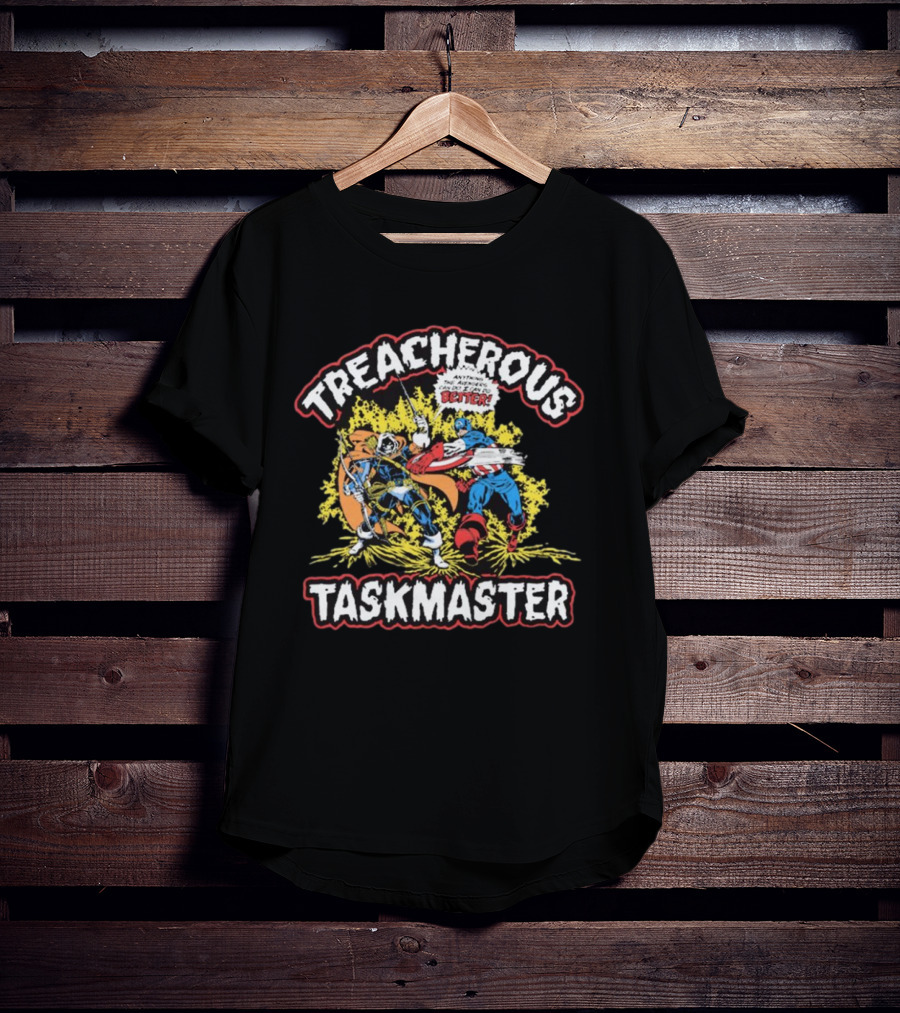 Captain America Treacherous Taskmaster Anything The Avengers Can Do I Can Do Better T-Shirt