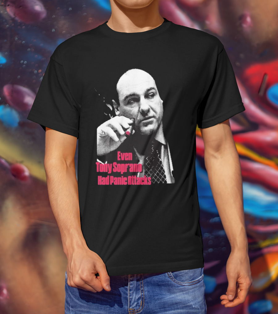 Even Tony Soprano Had Panic Attacks Iconic Image T-Shirt