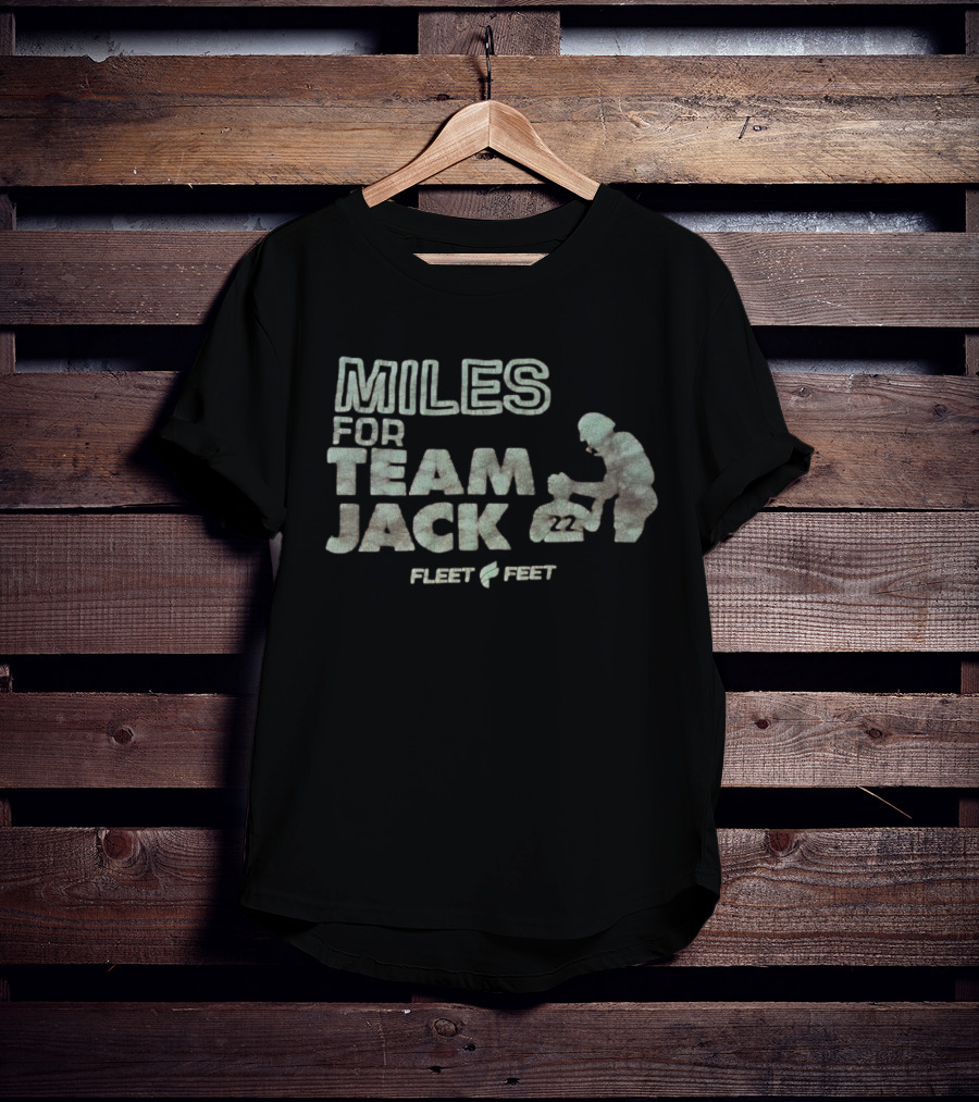 Miles For Team Jack Fleet Feet 22 Vintage 2005-2025 T-Shirt
