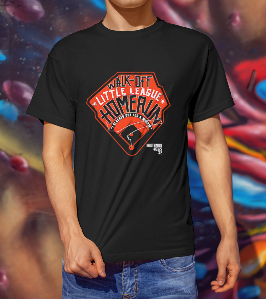Walk-Off Little League Homerun Heliot Ramos I Blacked Out For A Minute T-Shirt