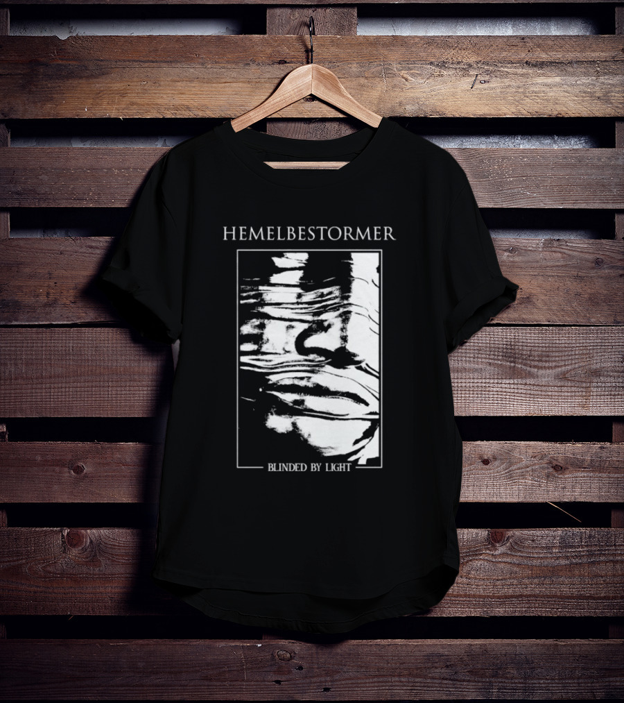 Hemelbestormer Blinded By Light Abstract Black And White Graphic T-Shirt