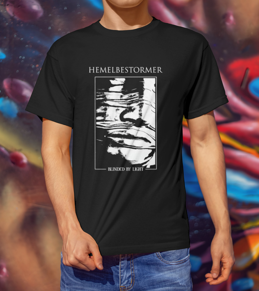 Hemelbestormer Blinded By Light Abstract Black And White Graphic T-Shirt