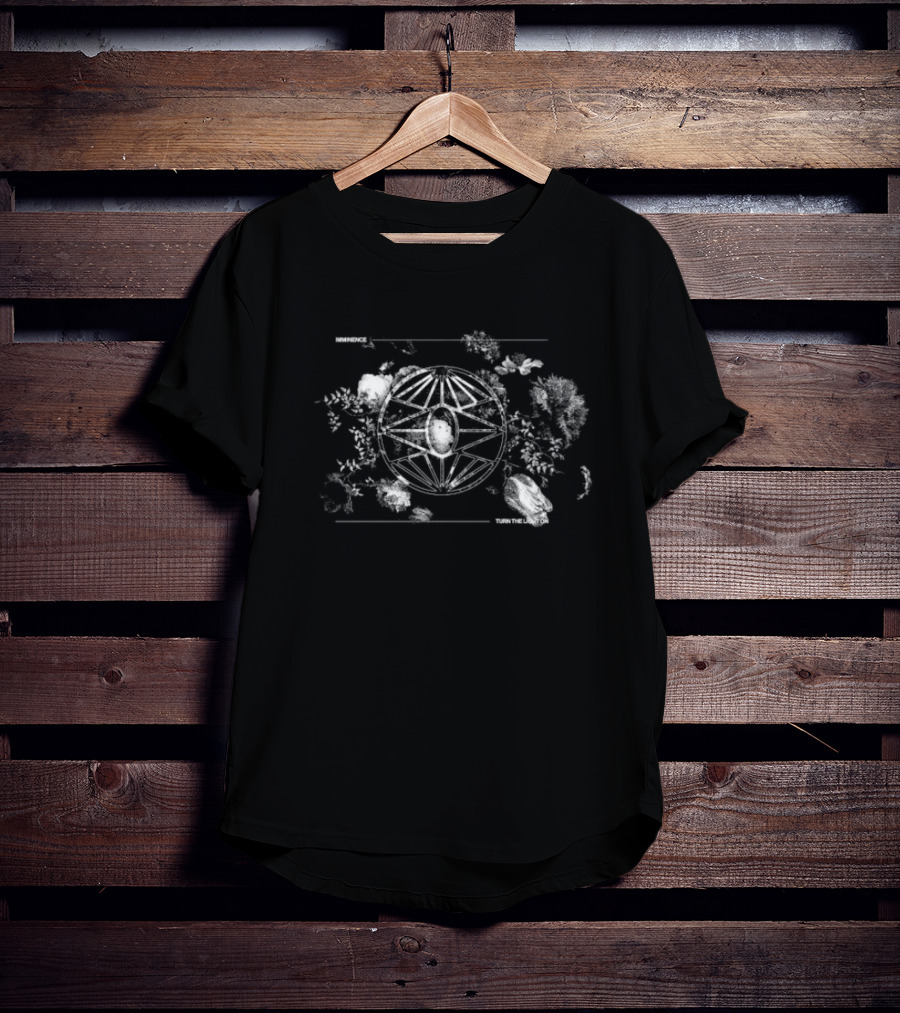 "Imminence Turn The Light On Album Geometric Distressed Symbol" T-Shirt