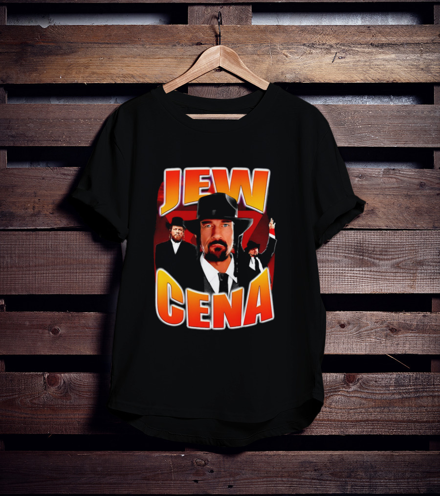 Jew Cena Fedora Hat Jewish Attire Ensemble T-Shirt
