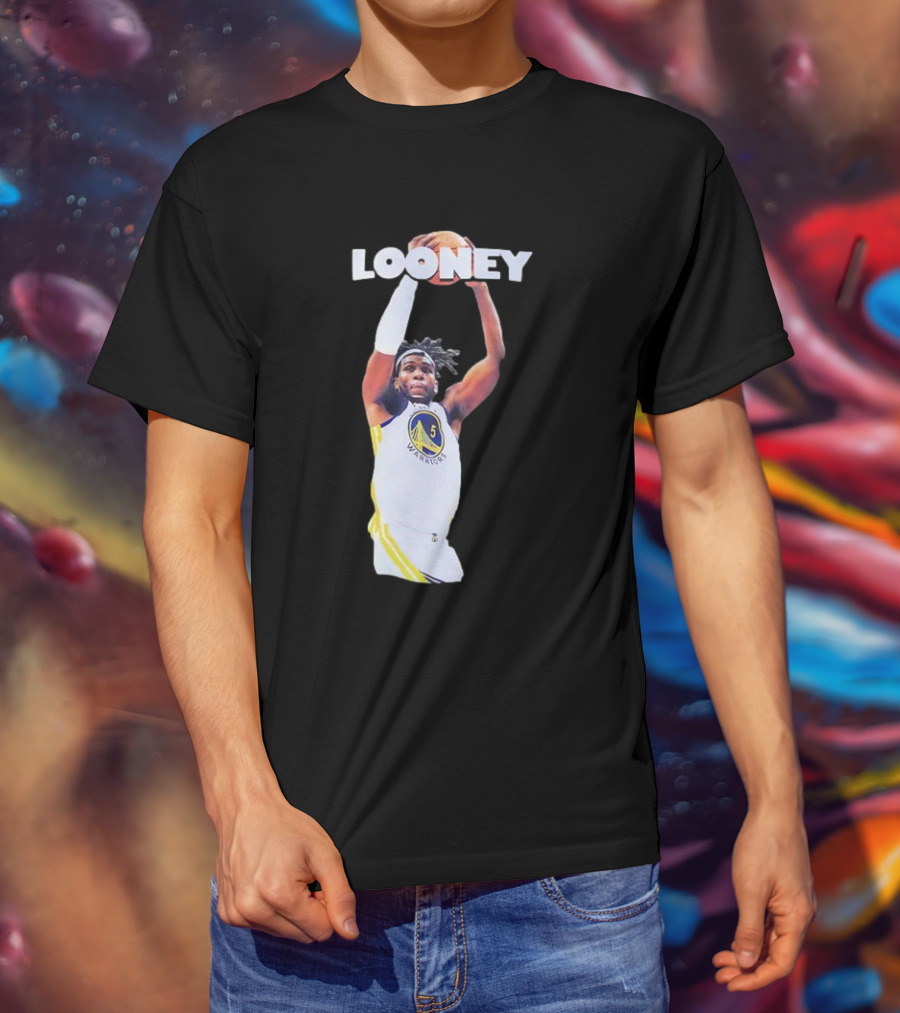 Looney Basketball Action Golden State Warriors 5 T-Shirt