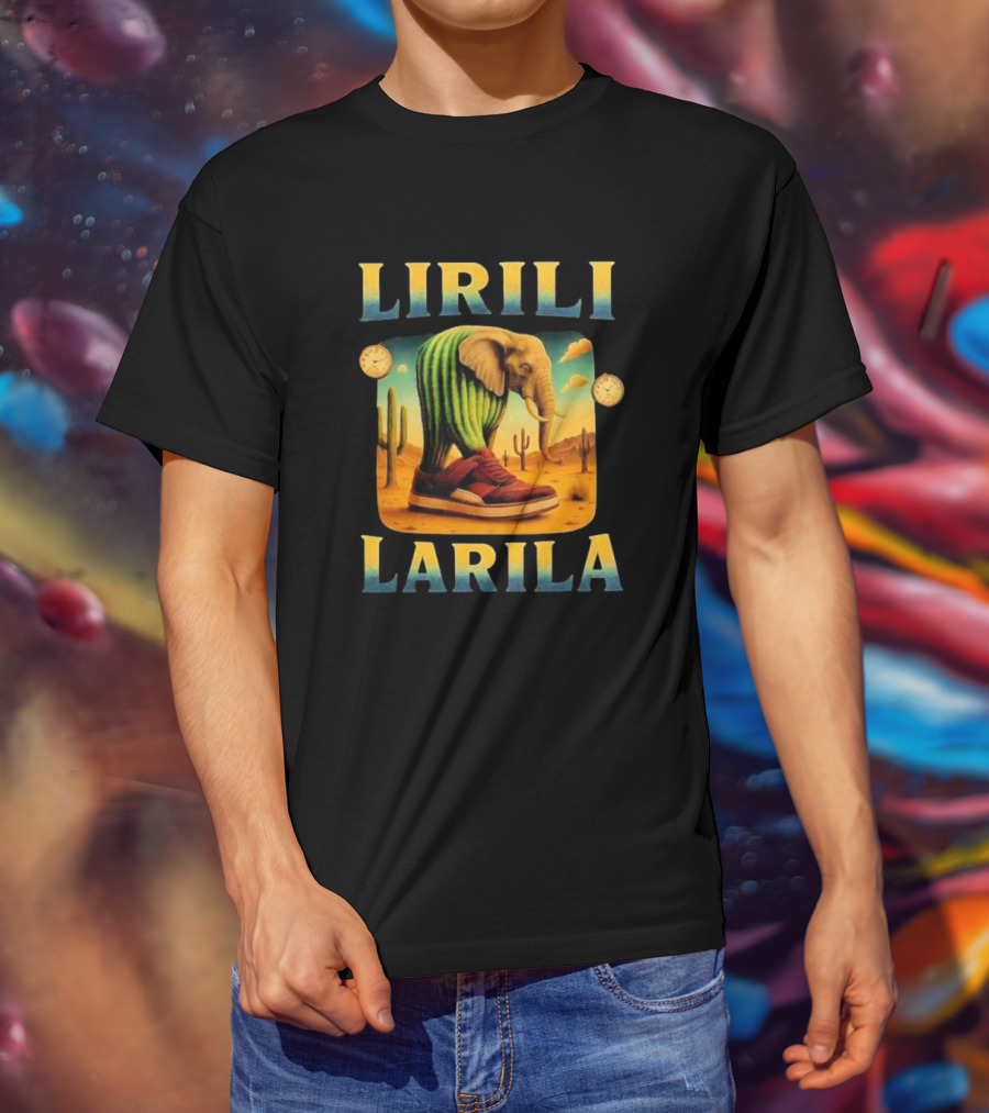 Lirili Larila Elephant Cactus Sneakers Desert S T-Shirt