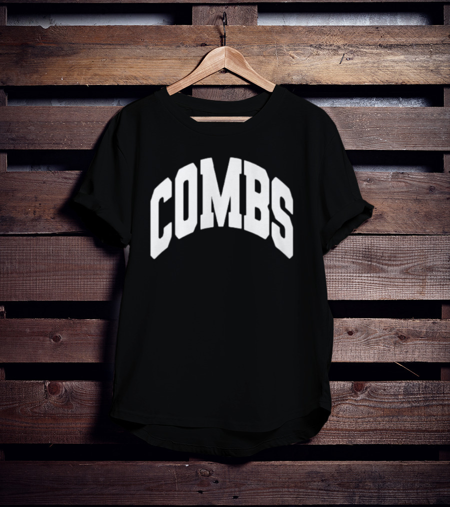 Luke Combs Merch Combs Arched 3D Lettering T-Shirt