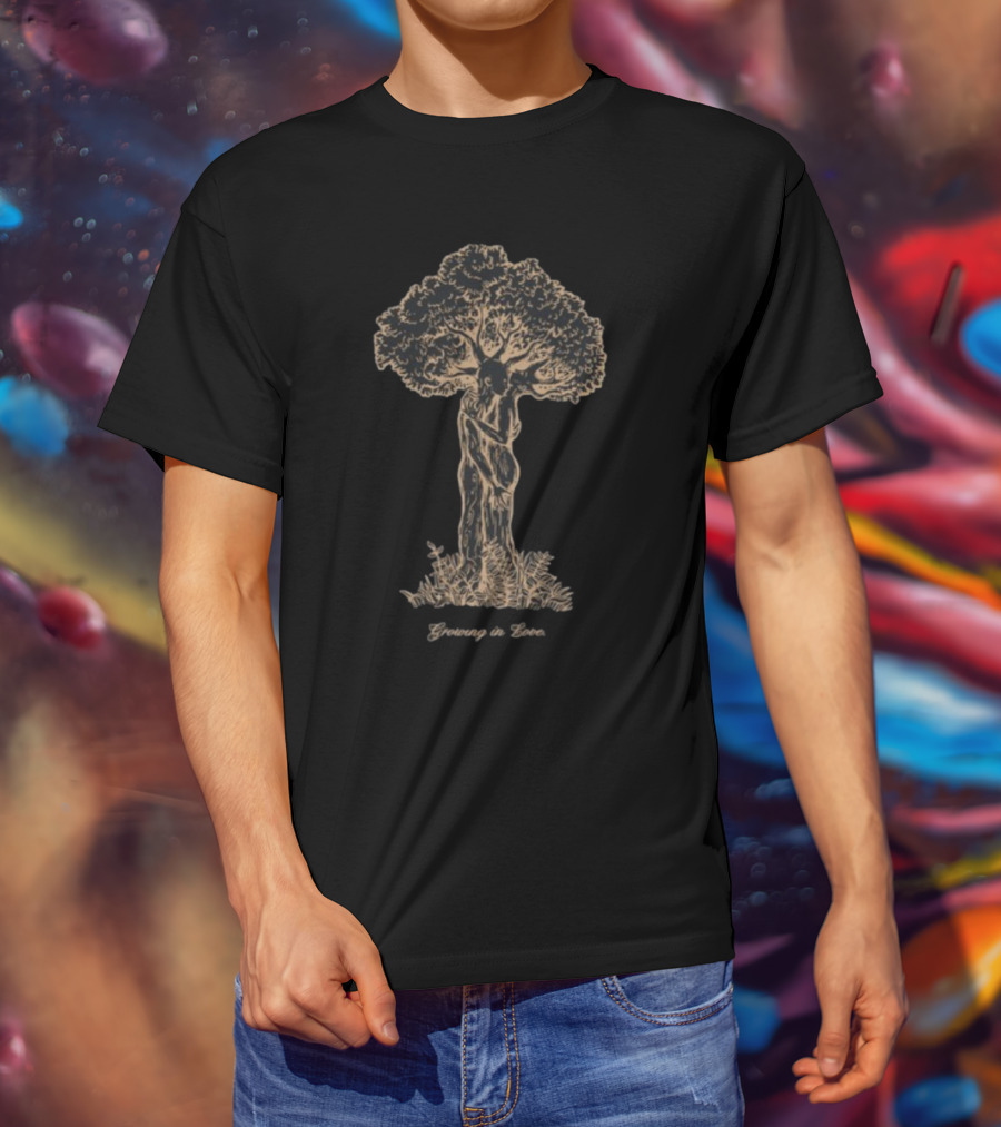 Marcosalvarado Growing In Love Embrace Tree Art T-Shirt