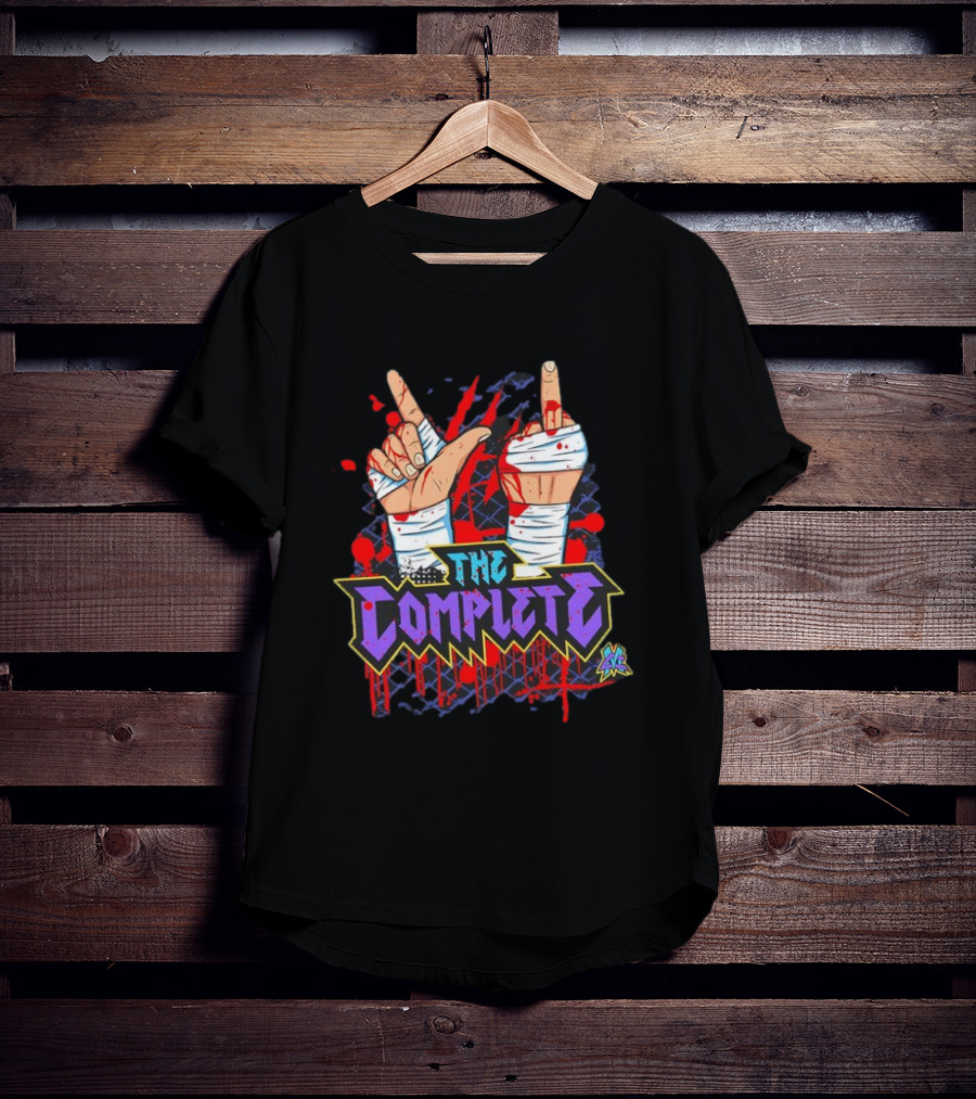 The Complete Matt Cardona Wrestling Tribute With Bloody Bandaged Hands T-Shirt