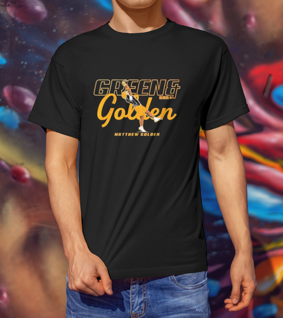 Green And Golden Matthew Golden Catch 88 T-Shirt