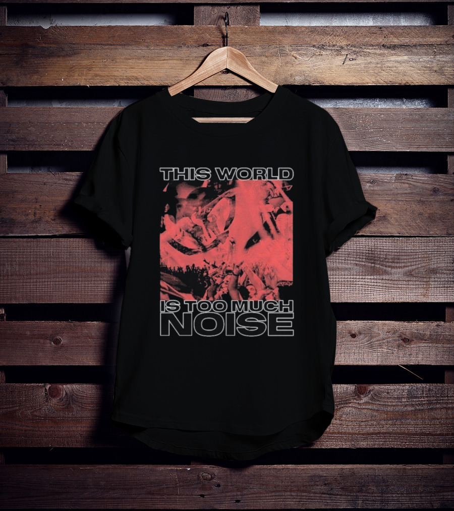 This World Is Too Much Noise Rise Against Concert Imagery T-Shirt