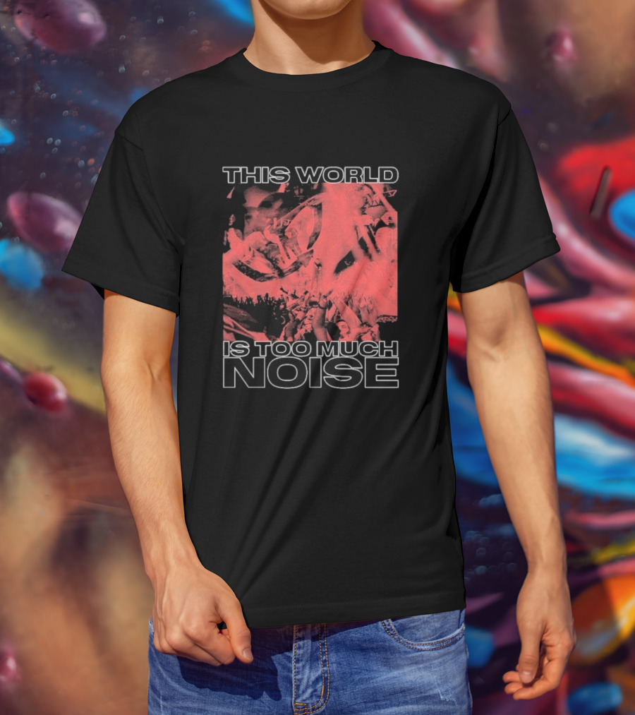 This World Is Too Much Noise Rise Against Concert Imagery T-Shirt