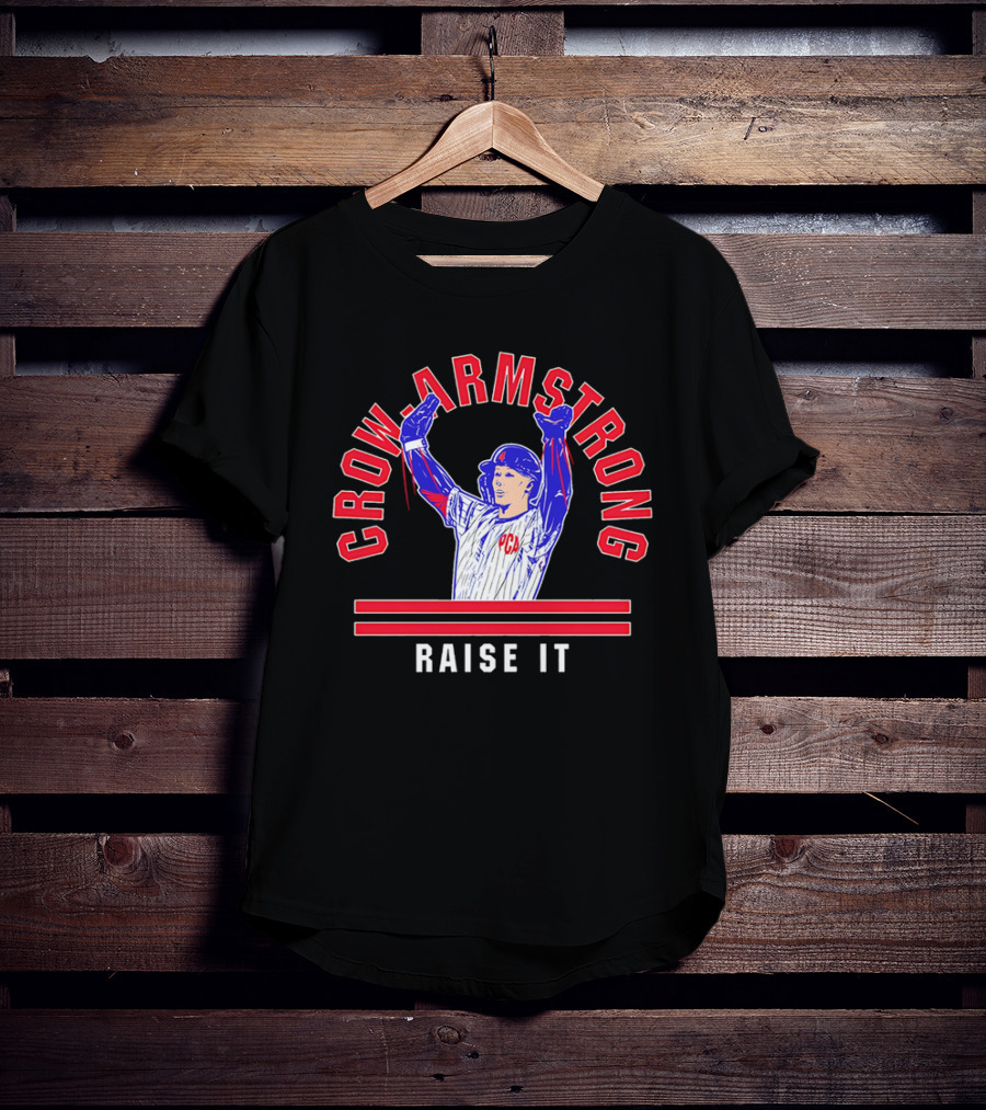 Crow-Armstrong PCA Raise It Baseball Victory Icon T-Shirt
