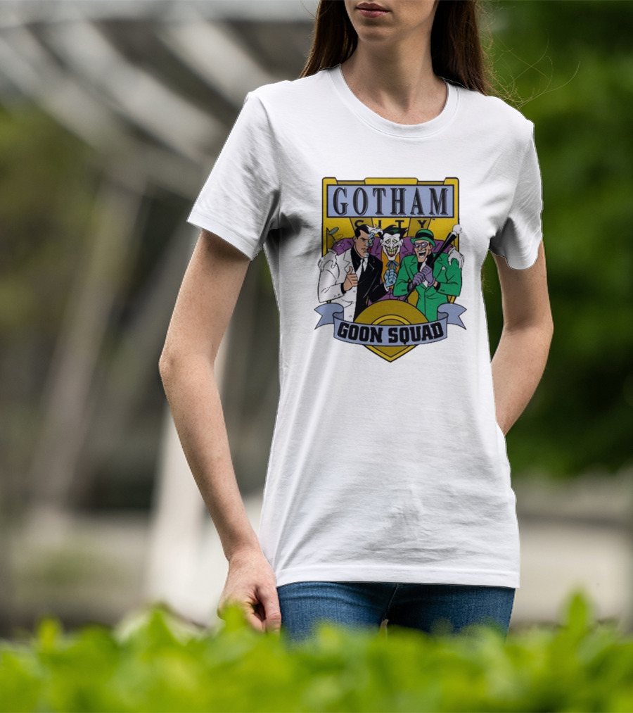 Gotham City Goon Squad Joker Riddler Trios T-Shirt