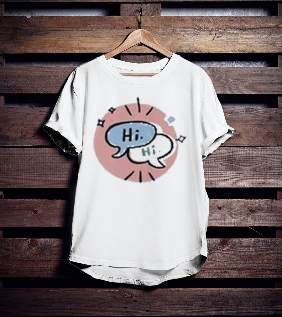 Heartstopper Hi Hi Love Story Conversation Bubbles T-Shirt