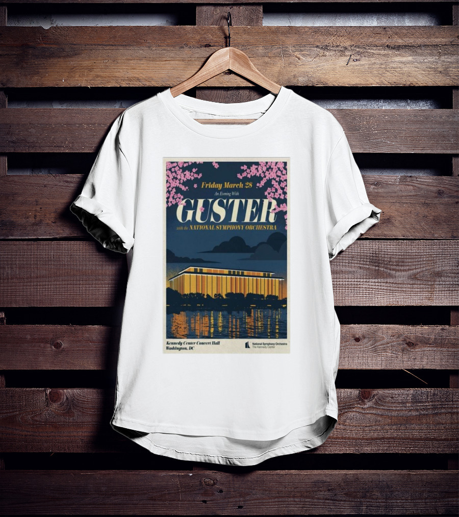 Friday March 28 An Evening With Guster National Symphony Orchestra Kennedy Center Washington DC T-Shirt