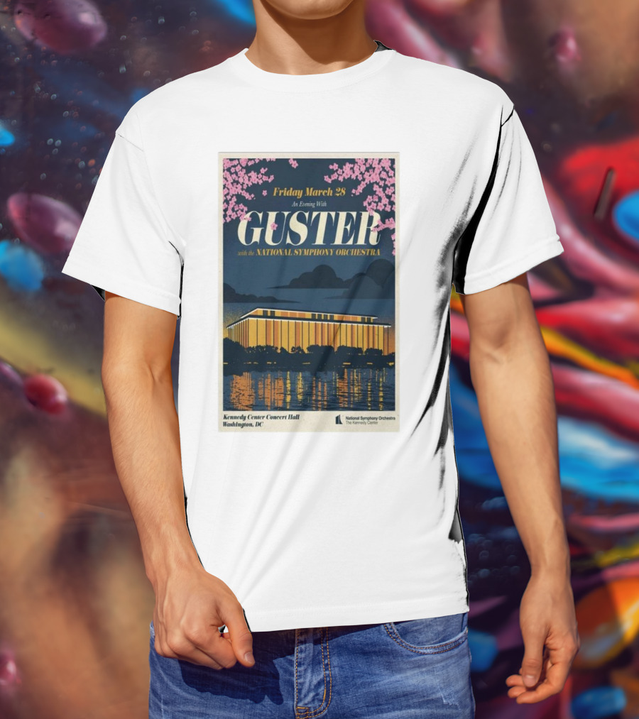 Friday March 28 An Evening With Guster National Symphony Orchestra Kennedy Center Washington DC T-Shirt