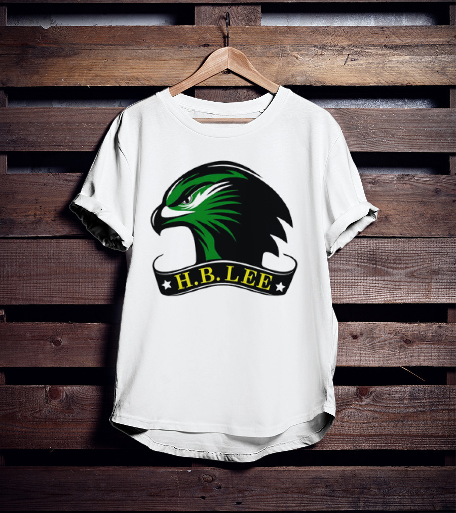 H.B. Lee Green Eagle Emblem T-Shirt