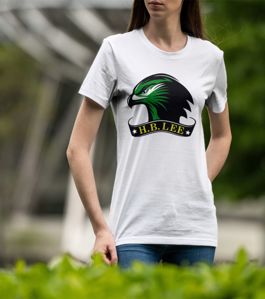 H.B. Lee Green Eagle Emblem T-Shirt
