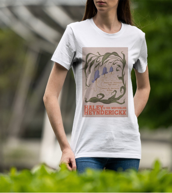 Haley Heynderickx & The Westerlies January 25 2025 Pioneertown CA Pappy + Harriet's January 31 2025 Santa Cruz CA Rio Theatre Tour T-Shirt