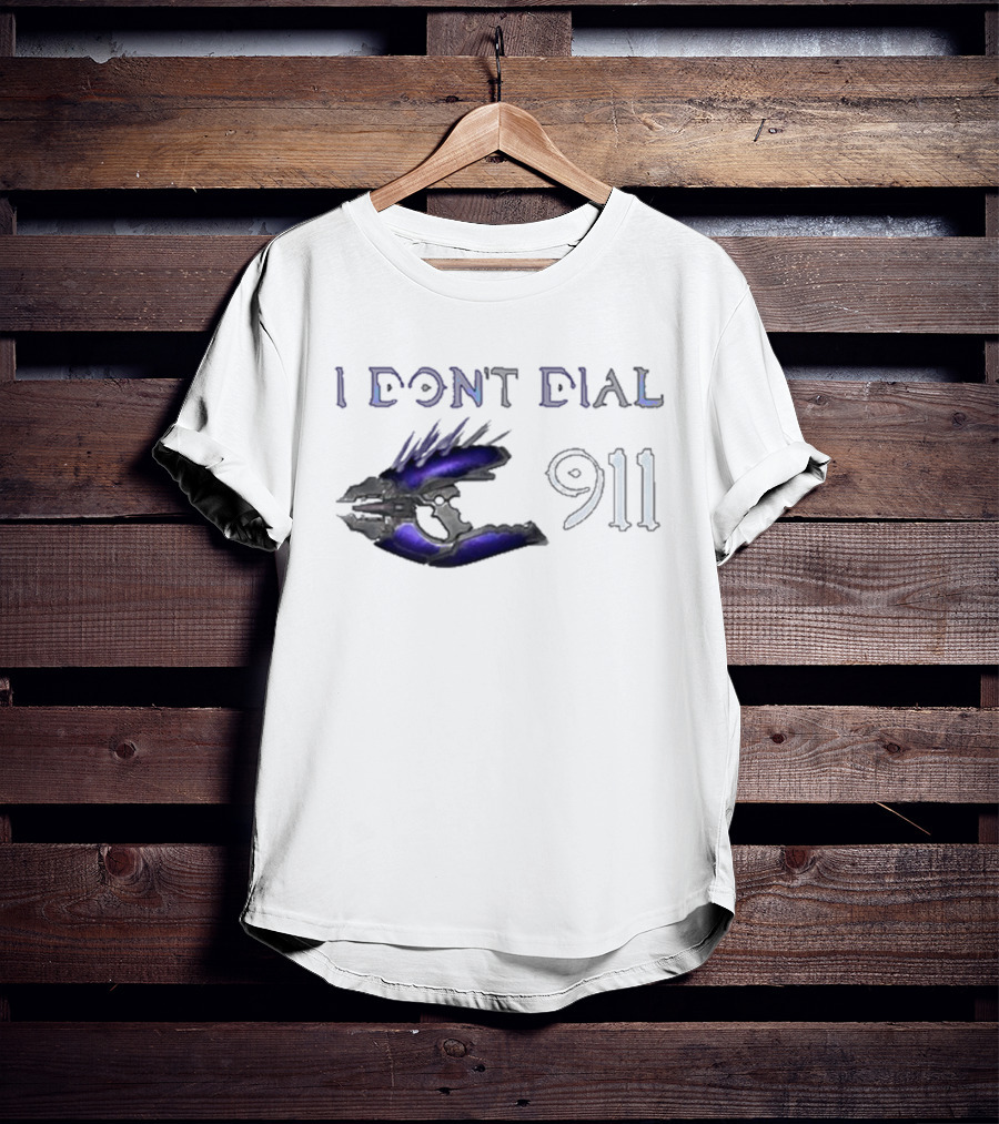 I Don't Dial 911 Halo Needler T-Shirt