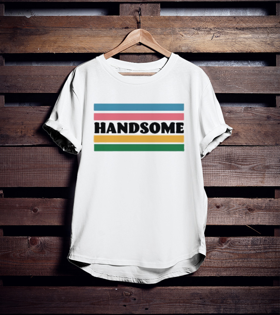 Handsome Podcast Handsome Ringer Funny Mom Rockbottuns Baseball Comedy Special T-Shirt