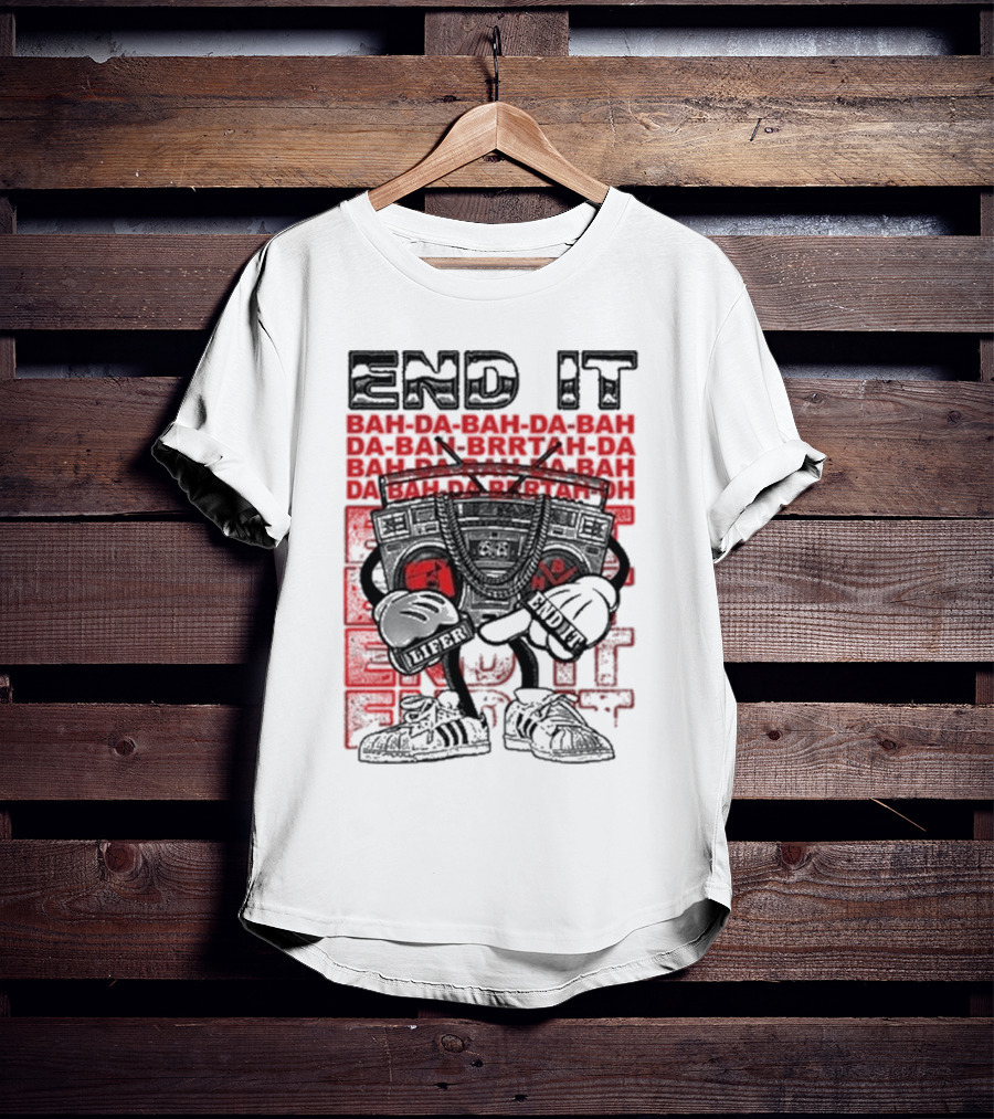 End It Holymountainprinting Baltimore Hardcore HB Lifer Ba Ba Ba Ba Ba Ba Ba Ba T-Shirt