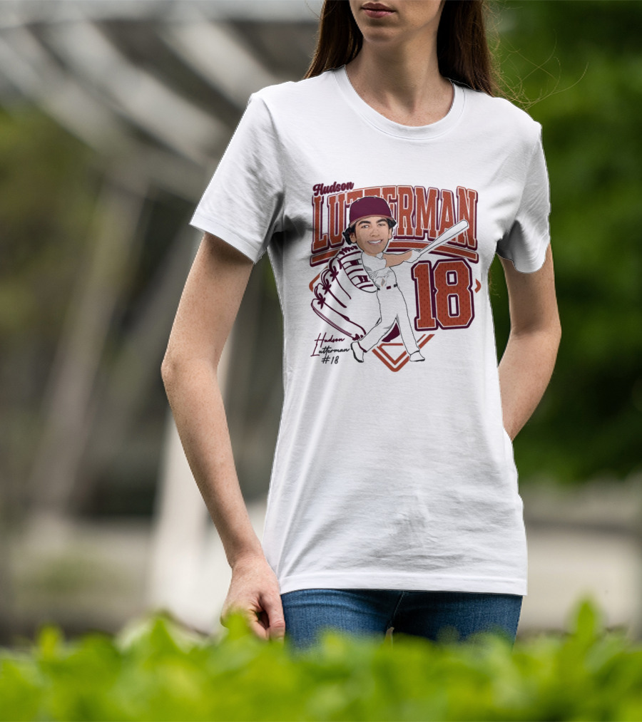 Hudson Lutterman 18 Baseball Player 2025 T-Shirt