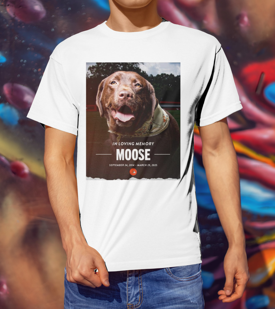 Cleveland Browns NFL In Loving Memory Moose September 24 2014 March 29 2025 Hard Knocks Star T-Shirt