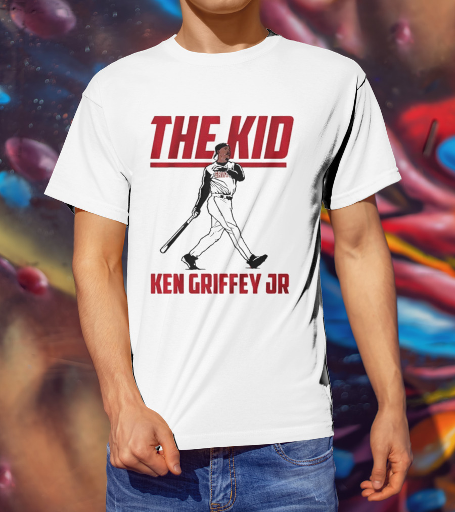 Ken Griffey Jr Cincinnati The Kid Baseball Legend T-Shirt