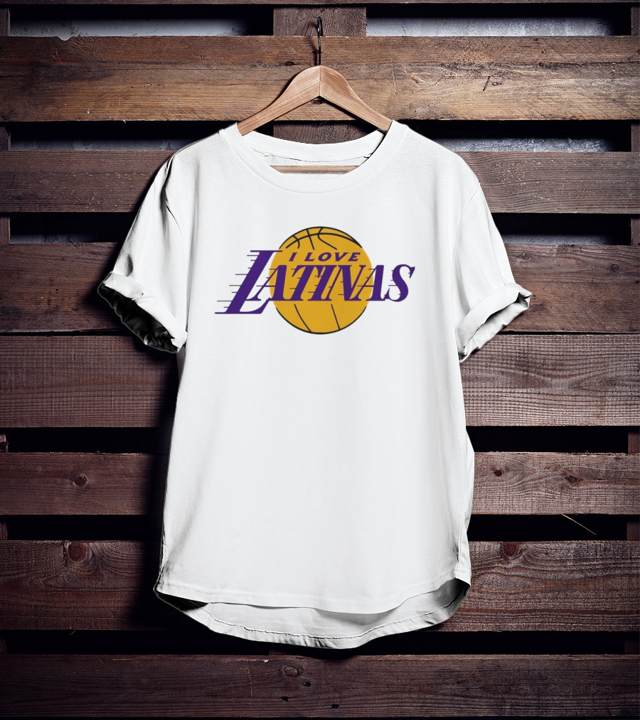 LA Basketball I Love Latinas T-Shirt