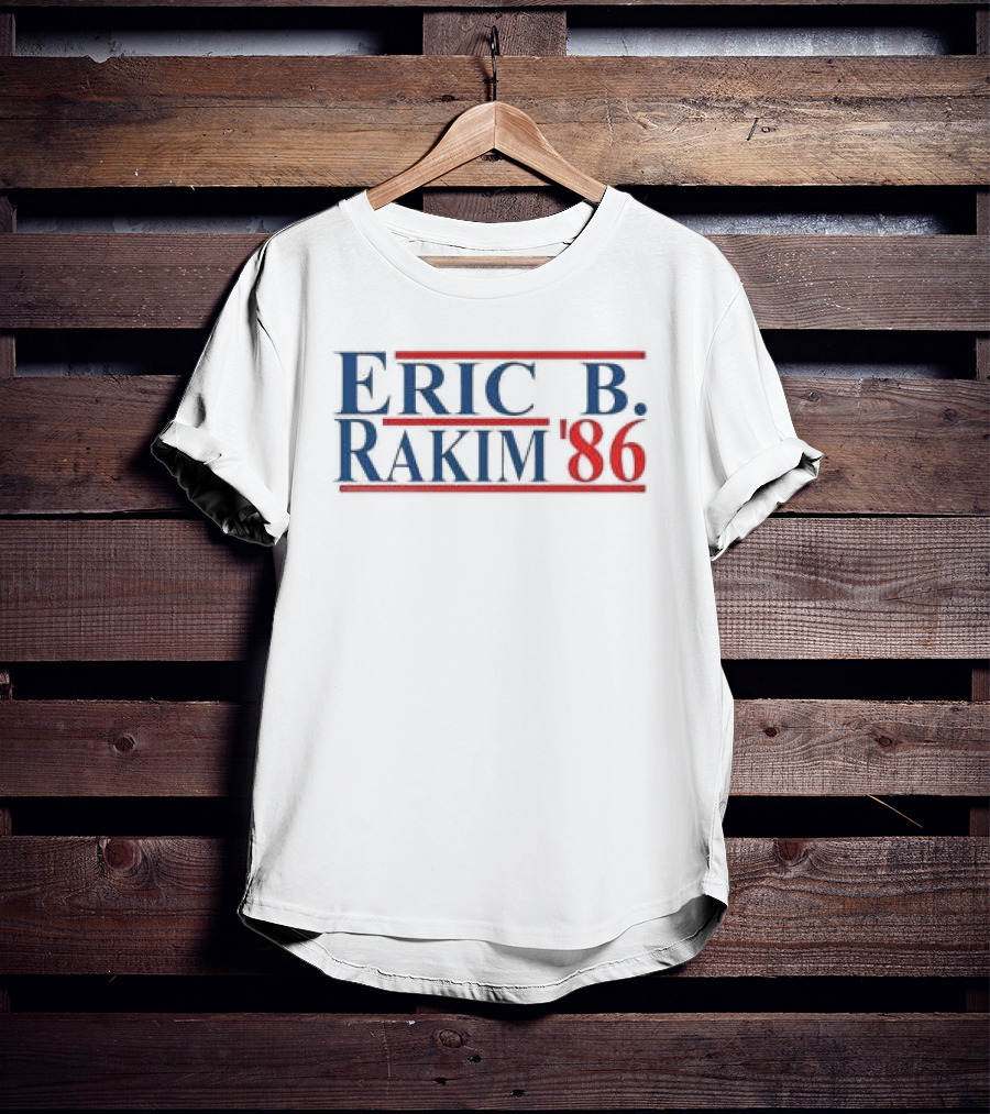 Eric B Rakim 86 Retro Hip Hop Tribute T-Shirt