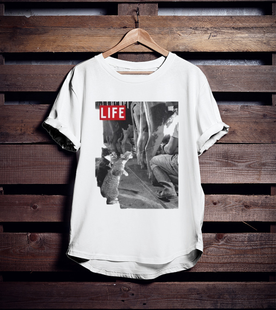 Life Magazine Cats Enjoying Fresh Milk T-Shirt
