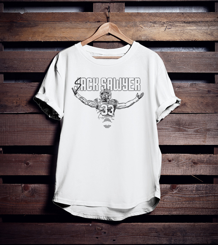 Jack Sawyer Sack Sawyer Ohio State Football Player 33 T-Shirt