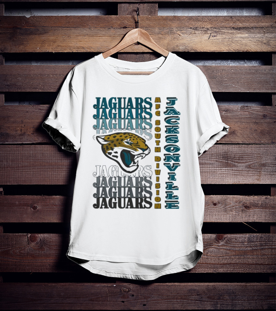 Jacksonville Jaguars AFC South Division Bold Team Spirit T-Shirt